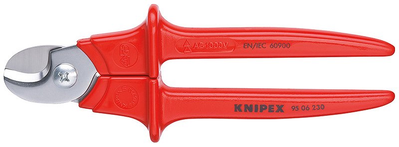 KNIPEX 9506230 İzoleli Kablo Makası 230 mm VDE