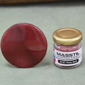 Masstil 4157 Vine Red Epoksi Metalik Renk Pigmenti 10 gr