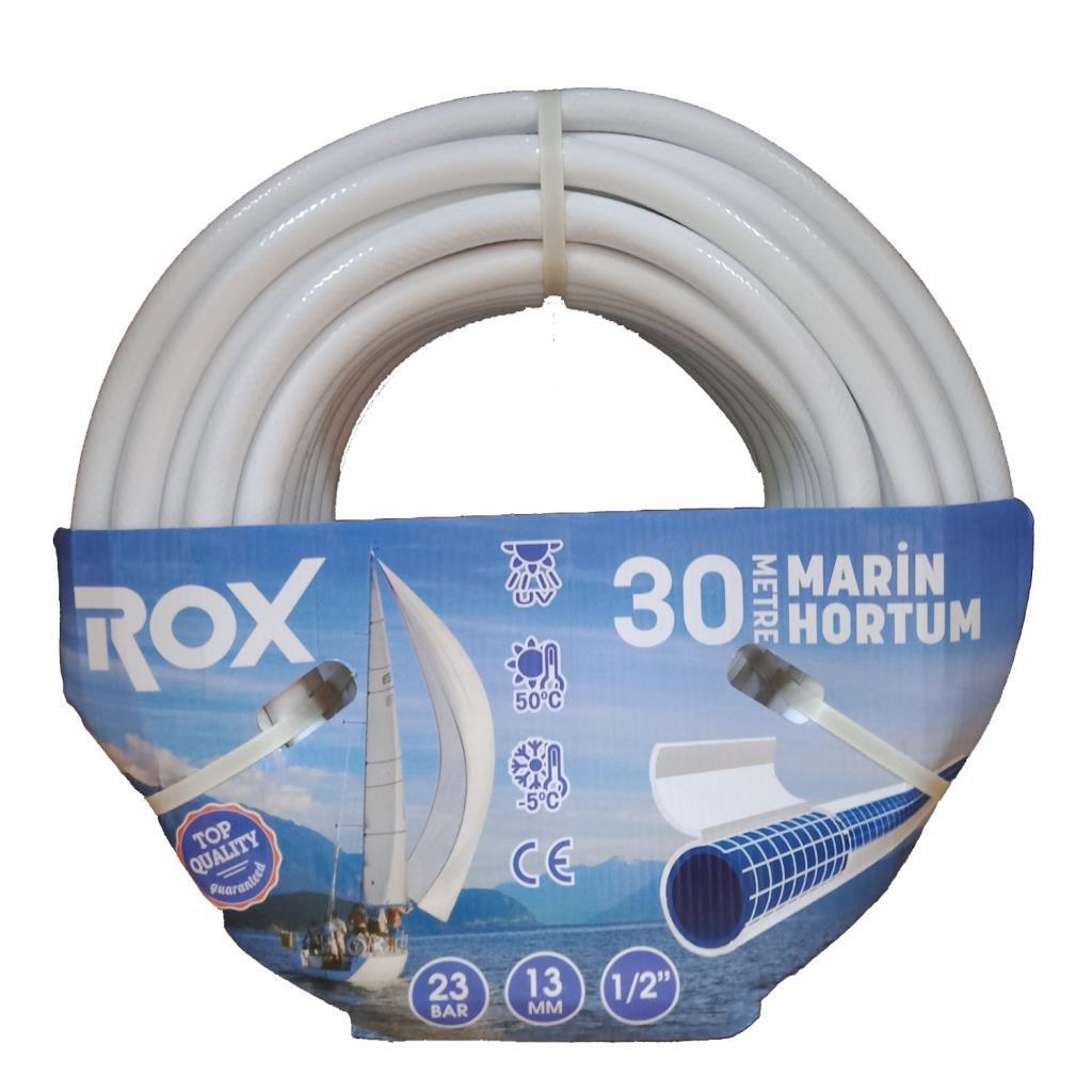 Rox 1/2'' 13 mm Marine Tekne Bahçe Sulama Hortumu 30 metre