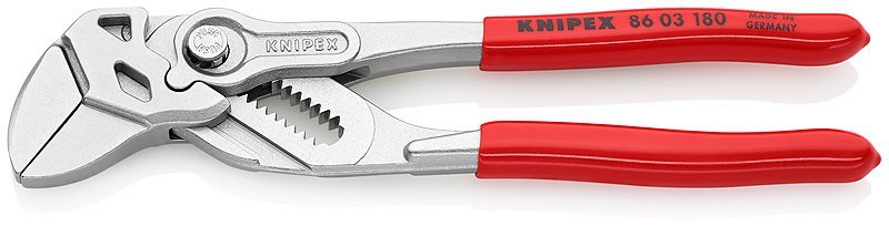 KNIPEX 86 03 180 Düz Çene Ayarlı Pense 180 mm