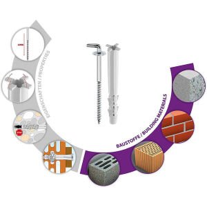 Tox Pirat L Kancalı Dübel Seti 8x80 mm