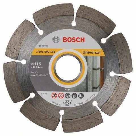 Bosch 2608602191 Elmas Kesme Diski 115 mm x 22,23 mm