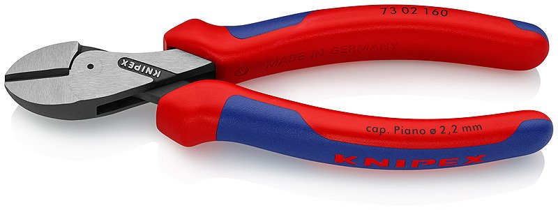 KNIPEX 73 02 160 X-Cut Yüksek Performanslı Hafif Yan Keski 160 mm