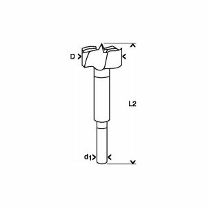 Bosch 2608596973 Tas Menteşe Matkap Ucu 20 mm