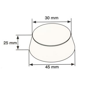 Proxxon 29076 Sert Sünger 2'li Paket (WP/E, WP/A, EP/E, EP/A)