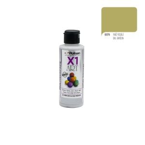 Polisan X1ART Multisurface Hobi Boyası 120ml - 0079 Yağ Yeşili