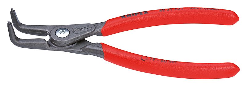 KNIPEX 49 21 A11 Ağır Hizmet Dış Segman Pensi (Eğri 90°) 130 mm