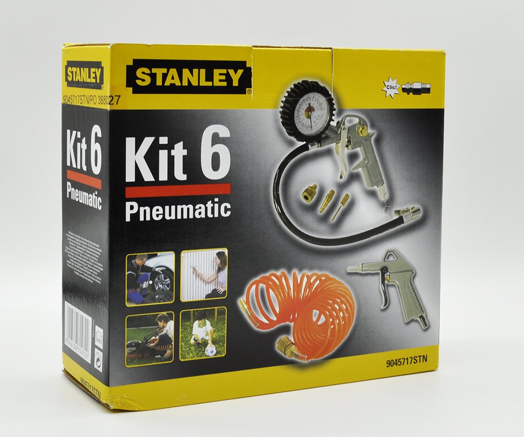 STANLEY Kit 6 Havalı Aksesuar Seti - 6 Parça