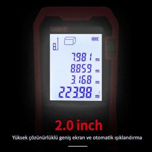 Uni-t LM50A Lazer Metre Mesafe Ölçer 50 Metre