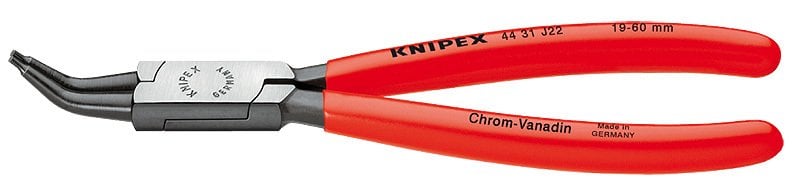 KNIPEX 44 31 J32 İç Segman Pensi (45° Eğri) 225 mm