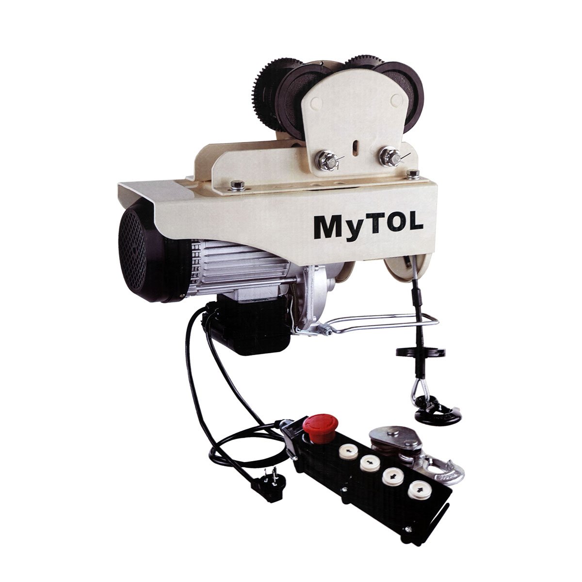 MyTOL MV1208 Elektrikli Mini Vinç 600-1200 kg Şaryolu 4 Hareketli