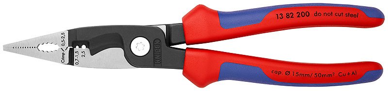 KNIPEX 13 82 200 Elektrikçi Pensesi 200 mm