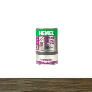 Hemel 15059 Wood Oil 2C Ahşap İçin Doğal Yağ 900ml Castle Brown