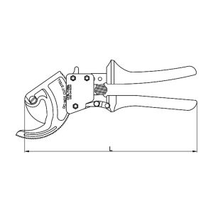 Ceta Form E62-52 Cırcırlı Kablo Kesici 280 mm