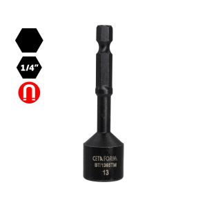 Ceta Form BT/1365TM 1/4'' Darbeli Kullanım Manyetik Lokma Uç 13x65 mm