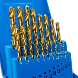 Master 530831 Titanyum HSS Matkap Ucu Seti 1-10mm (19 Parça)