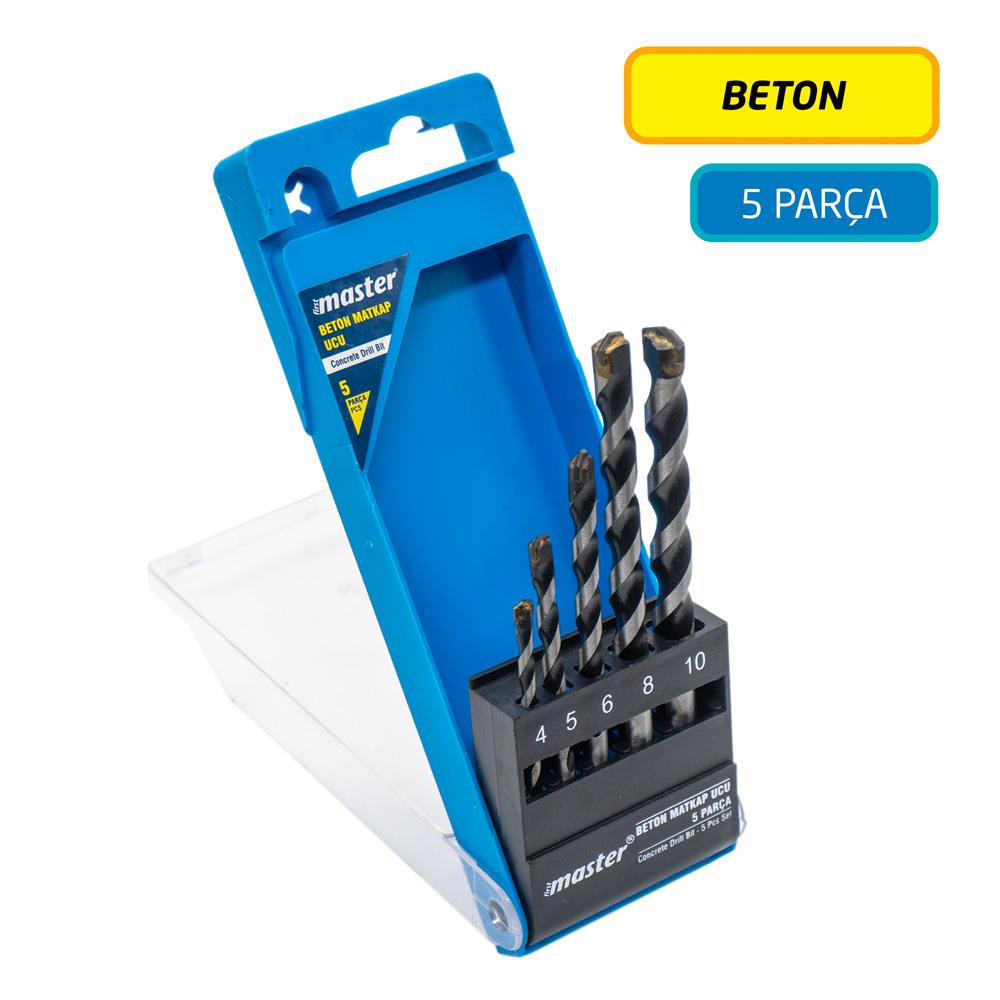 Master 530835 Beton Matkap Ucu Seti 4-10mm (5 Parça)