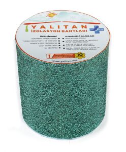 Yalıtan Plus Arduazlı Çatı İzolasyon Şıngıl Mahya Bandı 50cmx10mt Yeşil