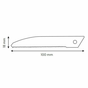 VIP-TEC VT875115T Prf. Testere Maket Bıçağı (Plastik Gövde) 19 mm