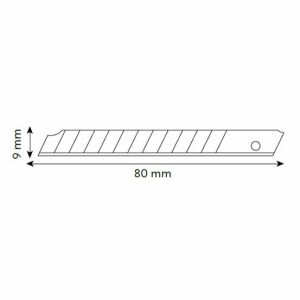 VIP-TEC VT875102 Profesyonel Dar Maket Bıçağı (Plastik Gövde) 9mm