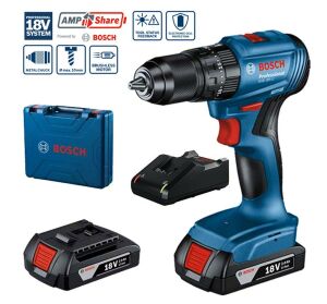 Bosch GSB 185-LI Çift Akülü Darbeli Matkap Vidalama 18V 2.0Ah