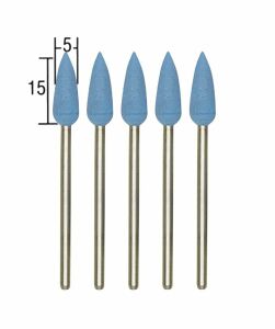 Proxxon 28288 Çam Tipi Silikon Uç Polisaj Seti 5'li