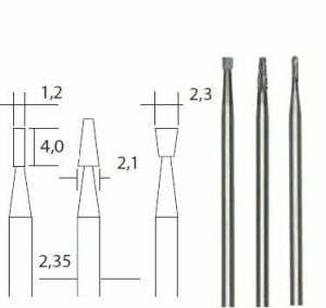 Proxxon 28752 Silindir Konik Tip Tungsten Freze Uç Seti 3'lü