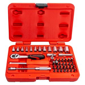 İzeltaş 1/4'' Altı Köşe Mini Lokma Anahtar ve Bits Set 45 Parça