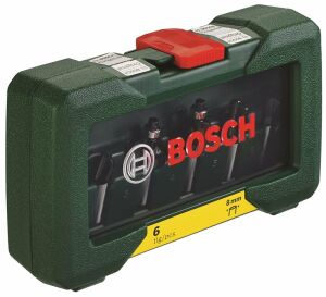 Bosch 2607019463 Ahşap Freze Uç Seti 6 Parça 8 mm Sap