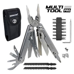 İzeltaş Multi Tool PRO 15 Fonksiyonlu Çok Amaçlı El Aleti 180 mm