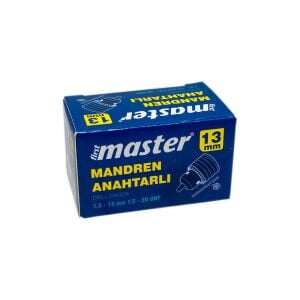 Master 530260 Anahtarlı Metal Mandren 1.5-13mm 1/2'' - 20 UNF