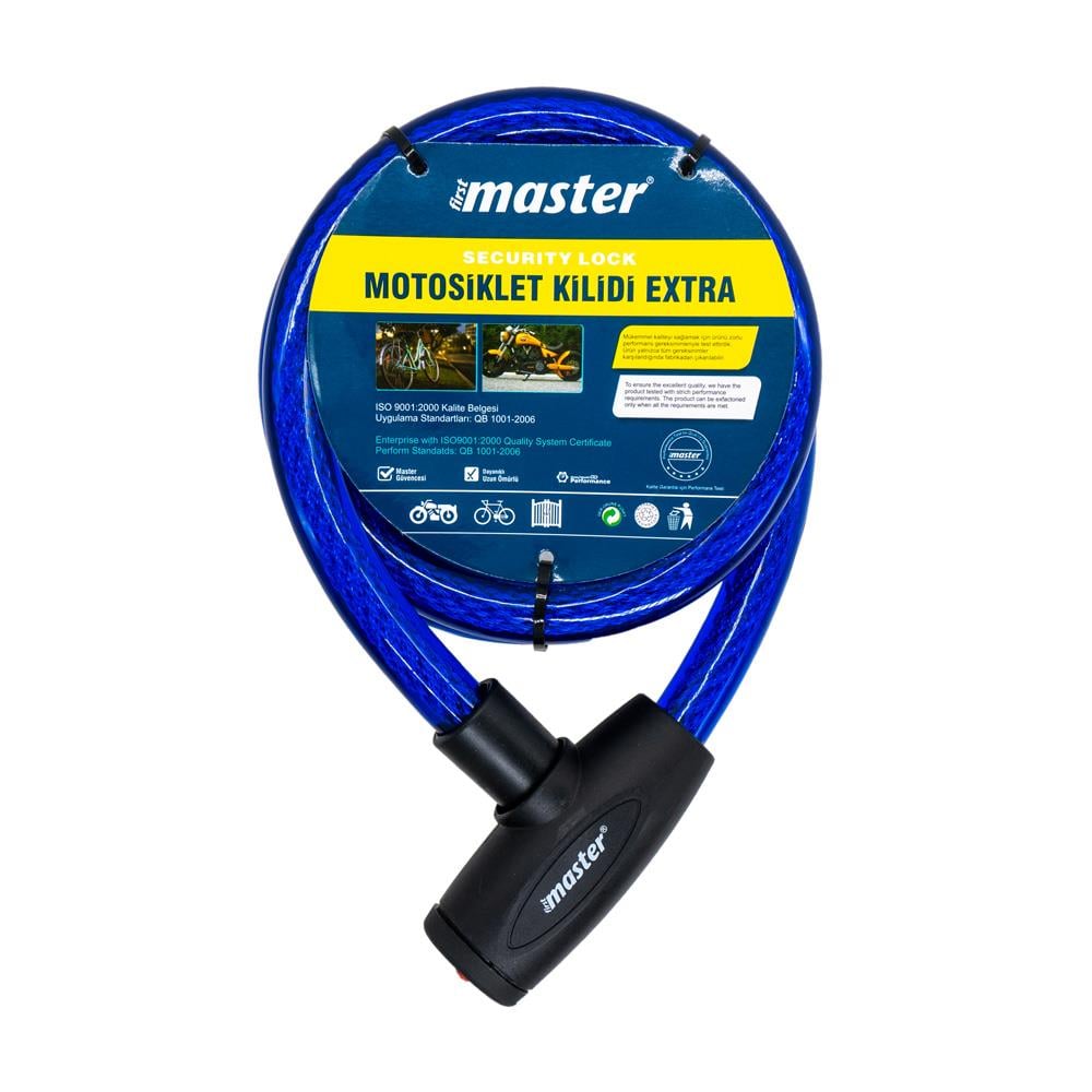 Master 500955 Anahtarlı Motosiklet Kilidi Ekstra 20mm x 150cm