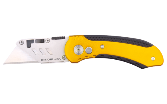 CETA FORM J47SPQ Katlanır Maket Bıçağı (Trapez Tipi Yedekli)