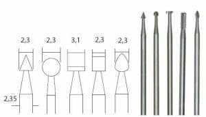 Proxxon 28710 Freze Uç Seti 5'li