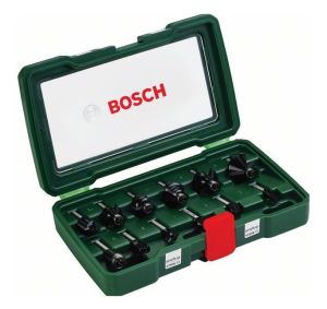 Bosch 2607019466 Ahşap Freze Uç Seti 12 Parça 8 mm Sap