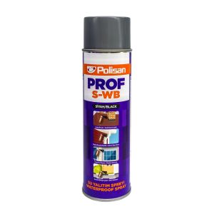 Polisan Prof S-WB Su Yalıtım Spreyi 500 ml - Siyah