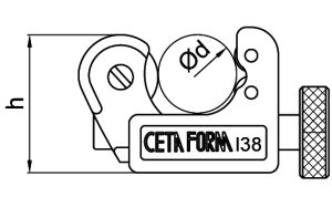 CETA FORM I38-2 Mini Bakır Boru Kesici 3-16 mm