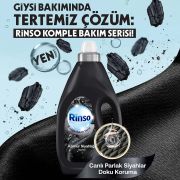 Rinso Sıvı Çamaşır Deterjanı Komple Bakım Serisi Siyahlar 50 Yıkama 3 L