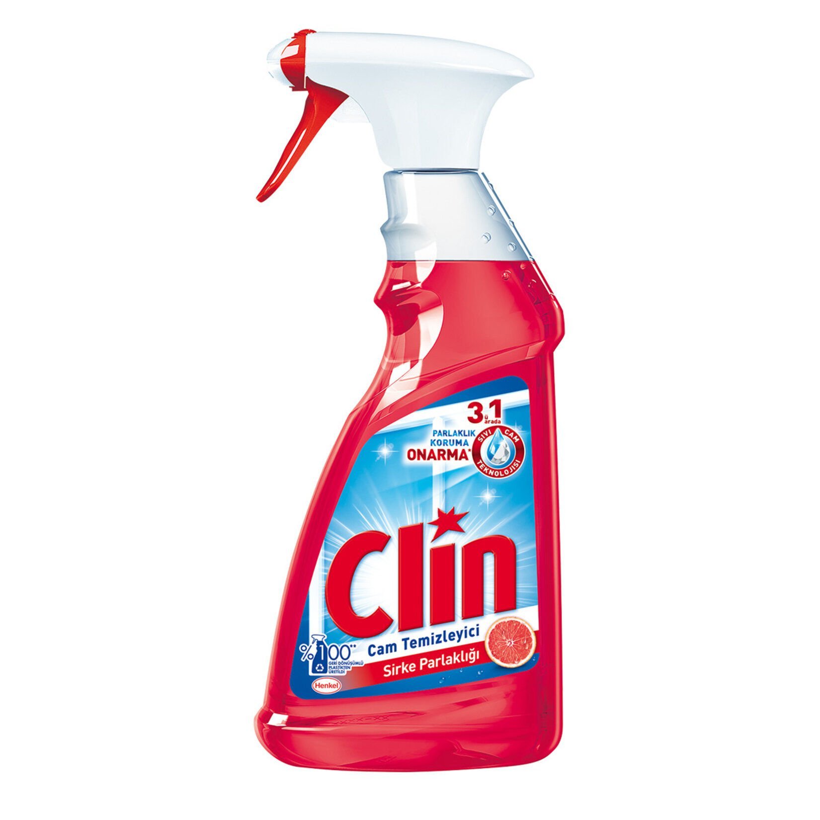 Clin Sirke Parlaklığı Cam Temizleyici Sprey 500 ml