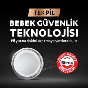 Duracell Özel 2025 Lityum Düğme Pil 3V (CR2025), 2’li Paket