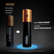 Duracell Optimum AAA Alkalin İnce Kalem Pil, 1,5V, 4’lü Paket