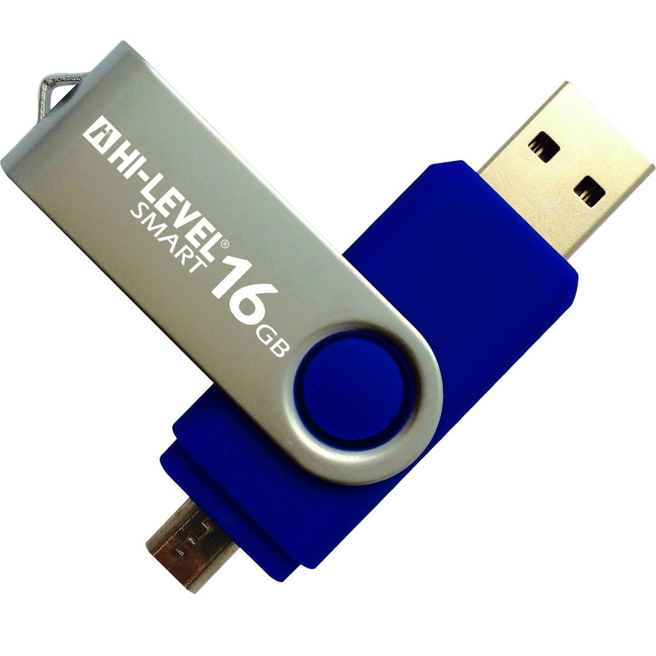Hi-Level OTG Smart 16 GB Usb Bellek (HLV-USB20/16 GB) - Mavi
