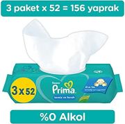 Prima Temiz ve Ferah Bebek Islak Mendil 3x52 Adet