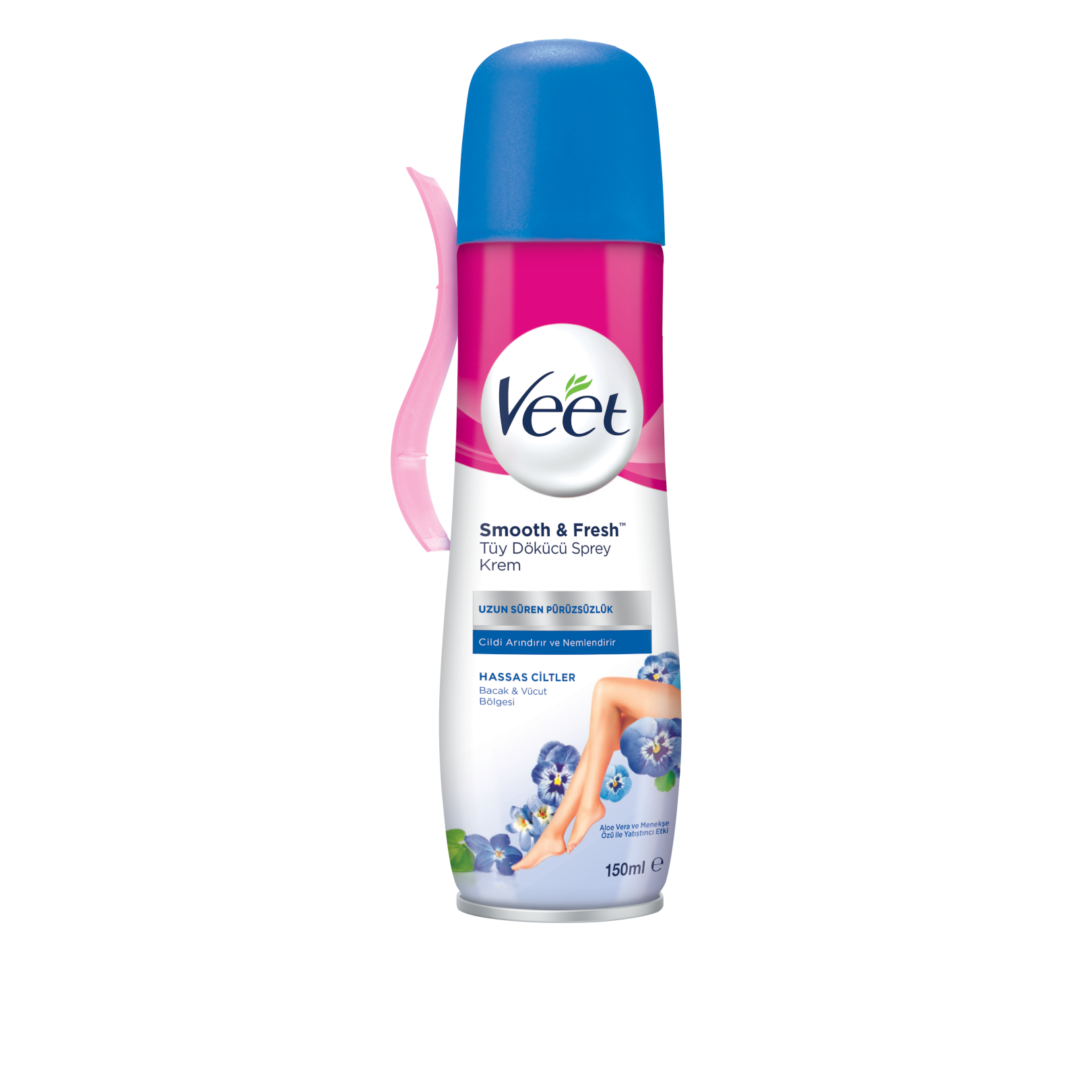 Veet Smooth & Fresh Tüy Dökücü Sprey Krem Hassas Ciltler 150 ml
