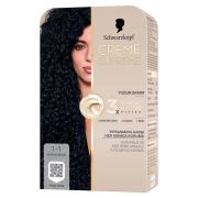 Schwarzkopf Creme Supreme Yoğun Bakım Full Kit Saç Boyası 1-1 Soğuk Siyah