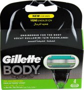 Gillette Body Vücut için Tıraş Bıçağı 4'lü
