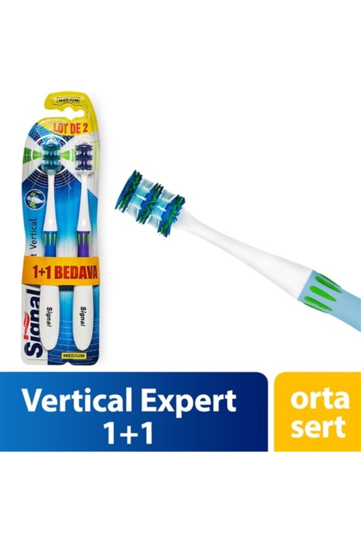 Signal Vertical Expert Diş Fırçası 1+1