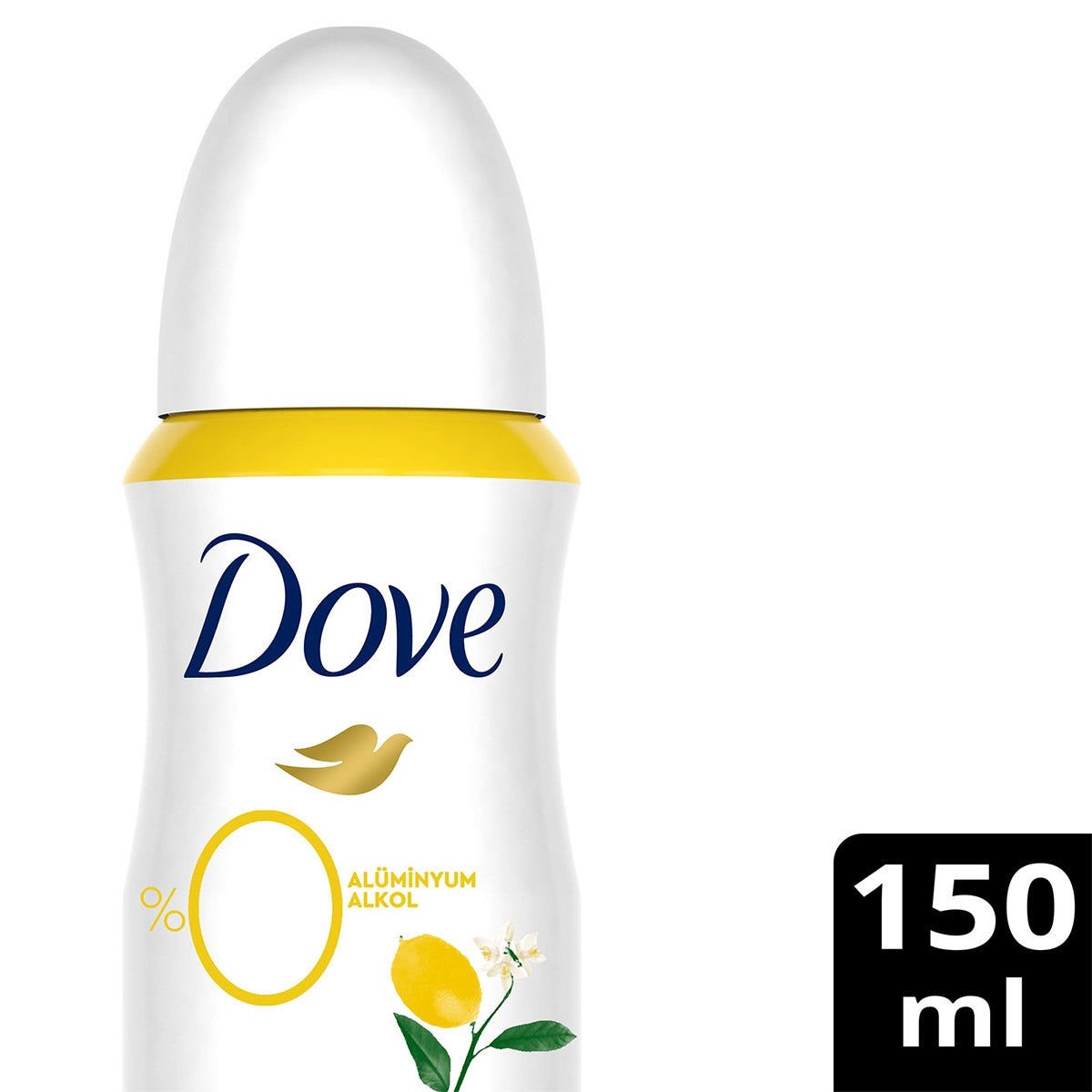 Dove Kadın 0 Alüminyum Limon Çiçeği & Vanilya Deodorant Sprey 150 ml