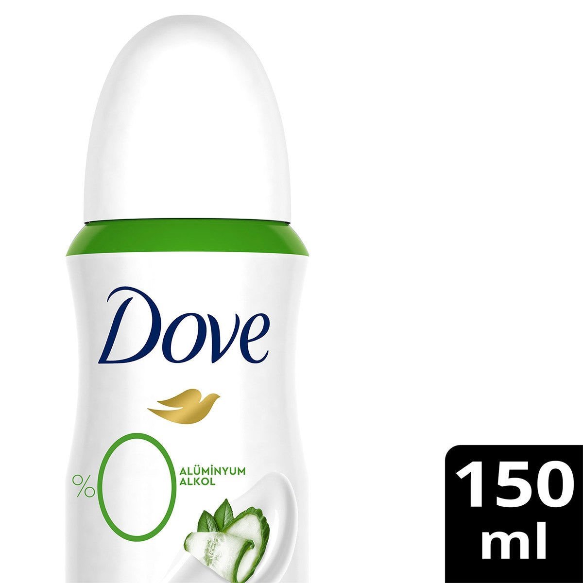 Dove Kadın 0 Alüminyum Salatalık ve Yeşil Çay Deodorant Sprey 150 ml