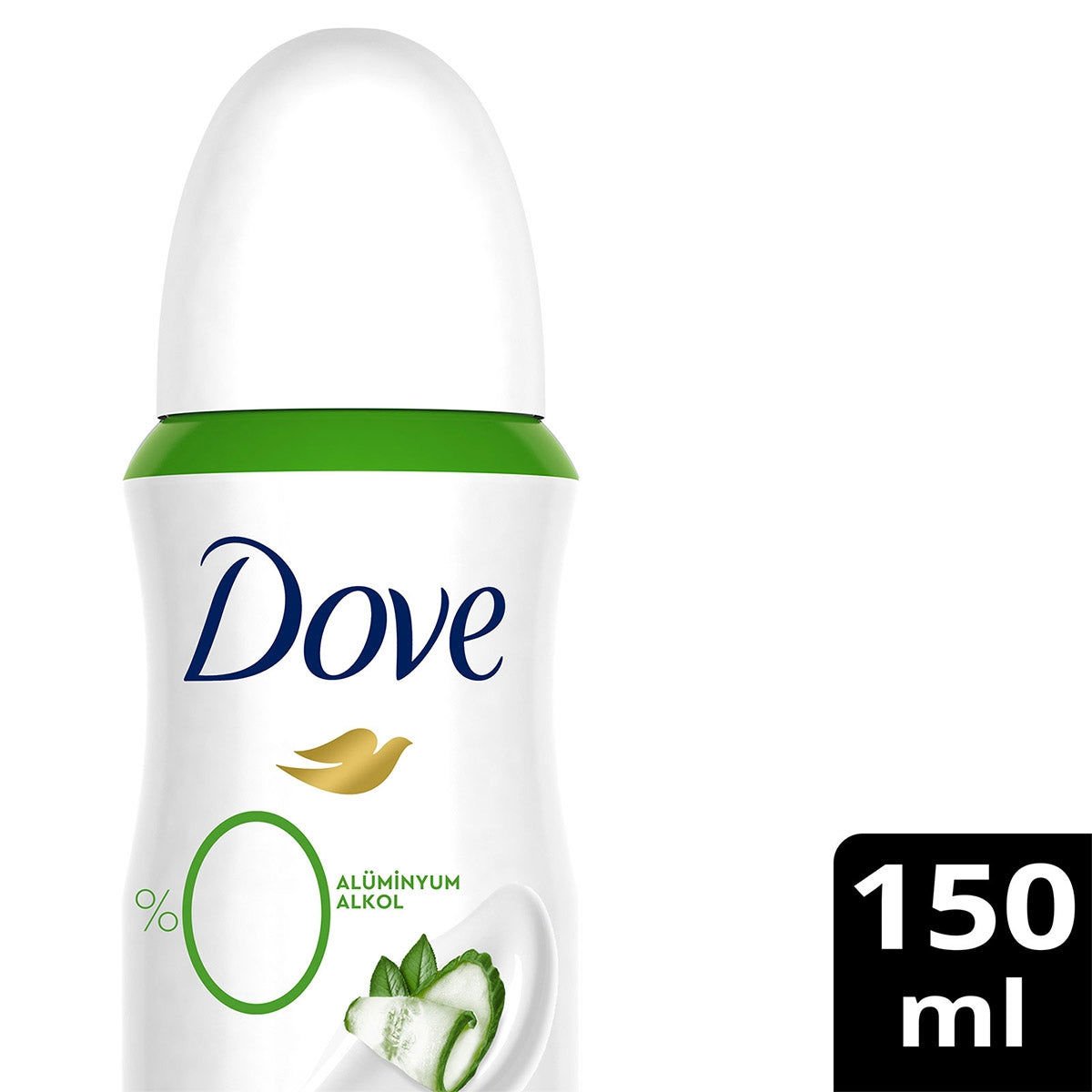 Dove Kadın 0 Alüminyum Salatalık ve Yeşil Çay Deodorant Sprey 150 ml